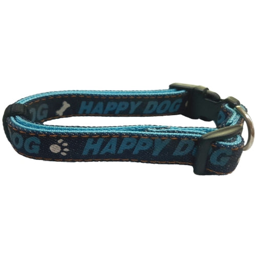 COLLAR NYLON HAPPY DOG