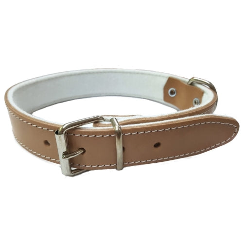 COLLAR CUERO VAQUETA DOBLE