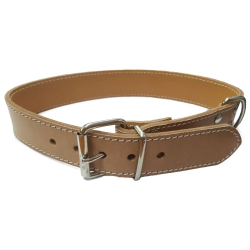 COLLAR CUERO VAQUETA DOBLE 75 cm