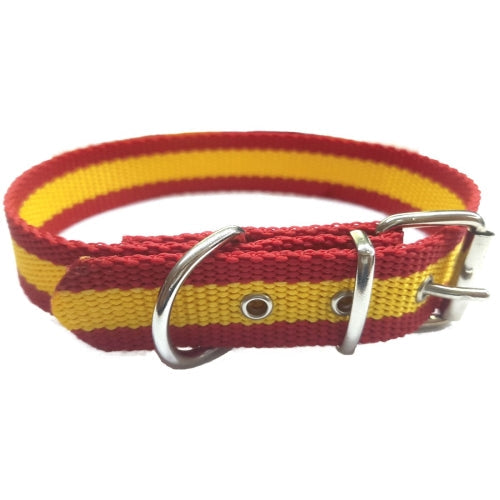 COLLAR NYLON bandera española y andaluza Española 50 cm