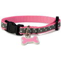 COLLAR PERRO REFLECTANTE AZUL 1,6x25/35cm. 17596