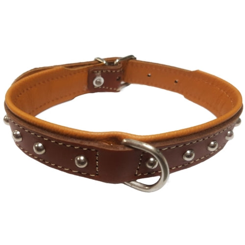 COLLAR CON ADORNO 25X55MM TOST/NATURAL 92358