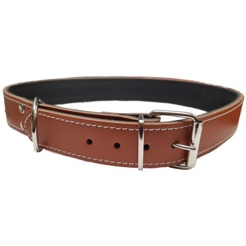 COLLAR CUERO COSIDO 85 cm razas grandes 20486
