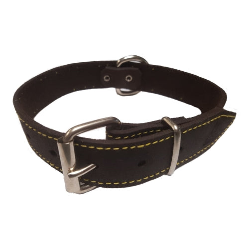 COLLAR CUERO ENGRASADO 2,5 cm