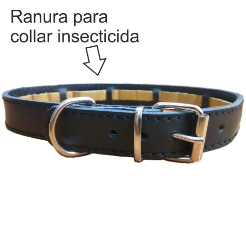 COLLAR PROTECT de cuero 2,5 cm 54845