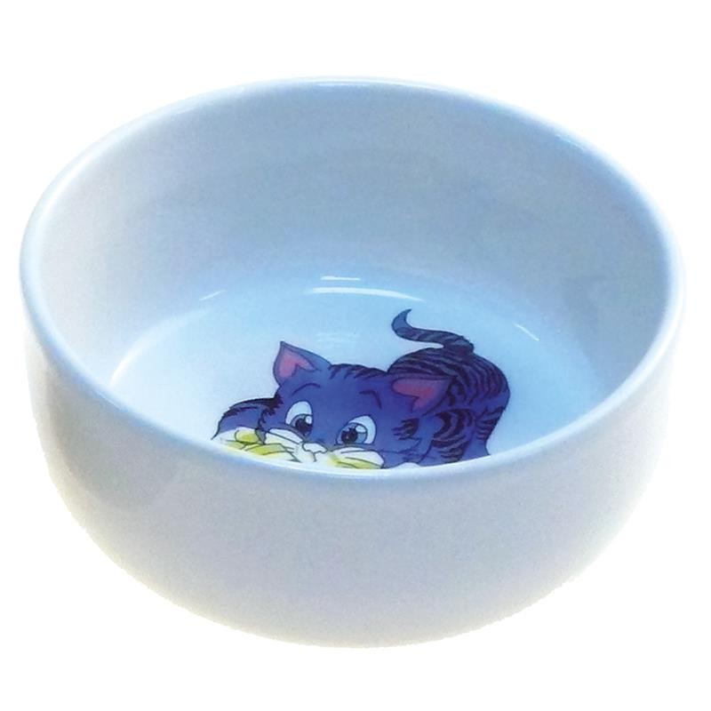 COMEDERO CERAMICA GATITOS  0,3 LT. / 11cm. D04011