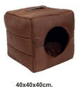 CAPILLA BROWN HUELLA 40x40x40cm.