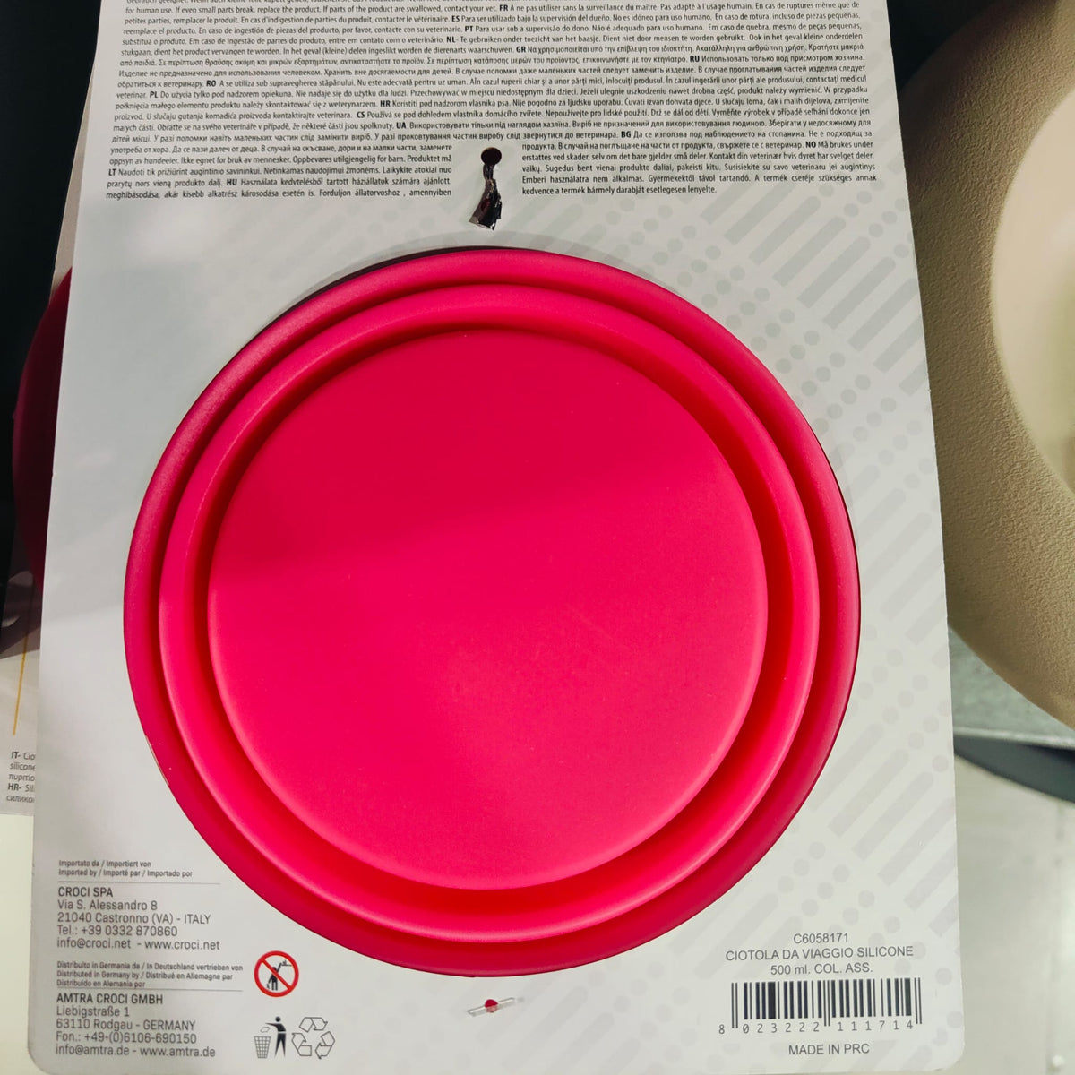 PLATO VIAJE DE SILICONA
