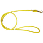 Correa símil cuero amarillo