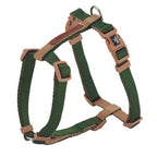 ARNÉS X-TRM DOBLE PREMIUM Verde y beige 35-46 cm x 1,5 cm