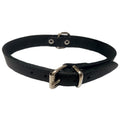 COLLAR CUERO LISO Negro 15 x 350 mm